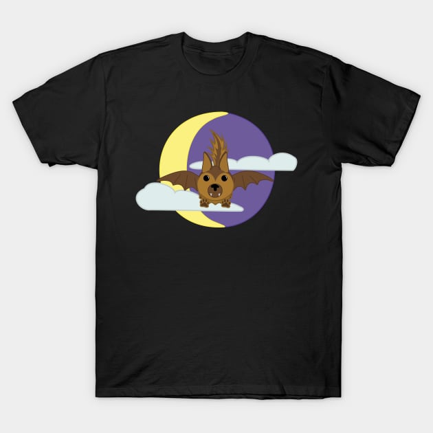 Bat Puppy T-Shirt by Snow Paw Treasures